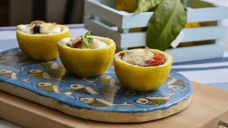 LIMONI RIPIENI AL FORNO