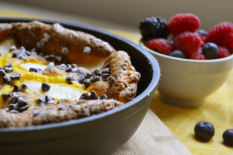 FRITTATA SOUFFLÈ AL MASCARPONE E CIOCCOLATO